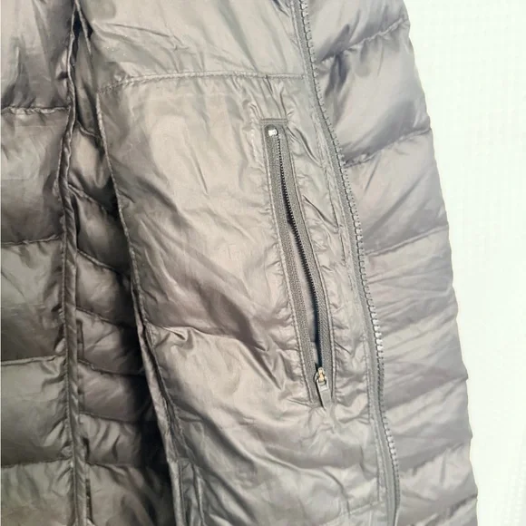 Patagonia Parka Womens Black Insulated Zip Coat Lightweight Parka Size XS - Picture 8 of 12